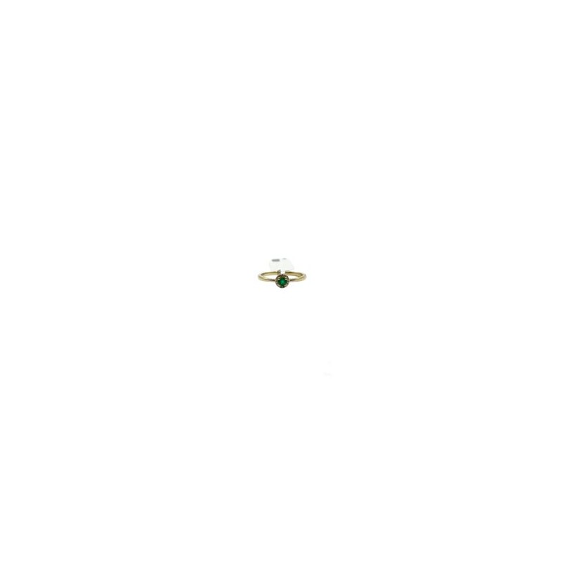 Anillo Redondo Con Esmeralda – Victoria Fine Jewelry