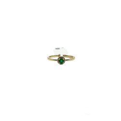 Anillo Redondo Con Esmeralda – Victoria Fine Jewelry