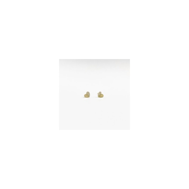 Aretes Corazón Con Diamantes – Victoria Fine Jewelry