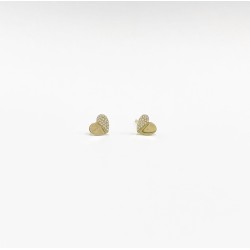 Aretes Corazón Con Diamantes – Victoria Fine Jewelry