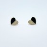 Aretes Corazón De Onix y Diamantes – Victoria Fine Jewelry