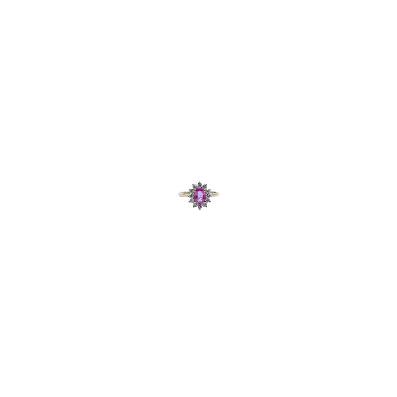 Anillo Zafiro Rosa Con Diamantes – Victoria Fine Jewelry