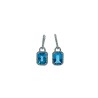 Aretes Cuadro Topacio Azul – Victoria Fine Jewelry
