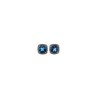 Aretes Cuadro Topacio London Blue – Victoria Fine Jewelry