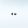 Aretes Cuadro Zafiro Con Diamantes – Victoria Fine Jewelry