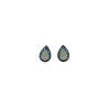 Aretes Gota Topacio Azul Con Diamantes Pave – Victoria Fine Jewelry
