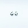 Aretes Gota Topacio Blanco – Victoria Fine Jewelry