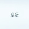 Aretes Gota Topacio Blanco – Victoria Fine Jewelry