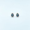 Aretes Gota Topacio London Blue – Victoria Fine Jewelry