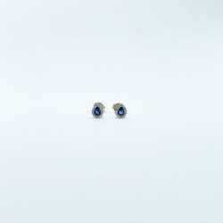 Aretes Gota Zafiro Mini – Victoria Fine Jewelry