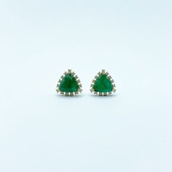 Aretes Lajas De Esmeralda – Victoria Fine Jewelry