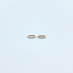 Arracada Con Diamantes Biselados – Victoria Fine Jewelry