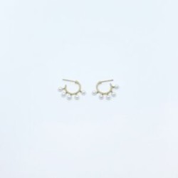 Arracada Con Perlas Colgando – Victoria Fine Jewelry