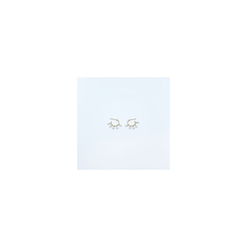 Arracada Con Perlas Colgando – Victoria Fine Jewelry