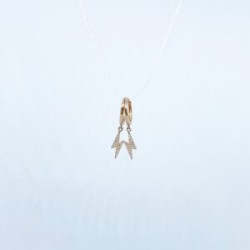 Arracada Con Rayo Colgado – Victoria Fine Jewelry