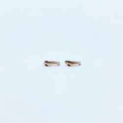 Arracada Serpiente Con Ojos De Rubí – Victoria Fine Jewelry