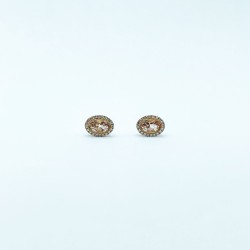 Aretes Oval Morganita – Victoria Fine Jewelry
