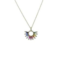 Collar Abanico Multicolor – Victoria Fine Jewelry