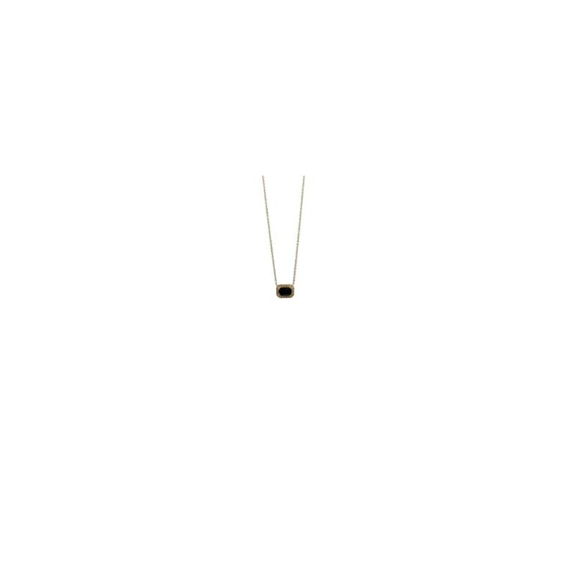Collar Cuadro De Zafiro Con Halo De Diamantes – Victoria Fine Jewelry