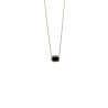 Collar Cuadro De Zafiro Con Halo De Diamantes – Victoria Fine Jewelry