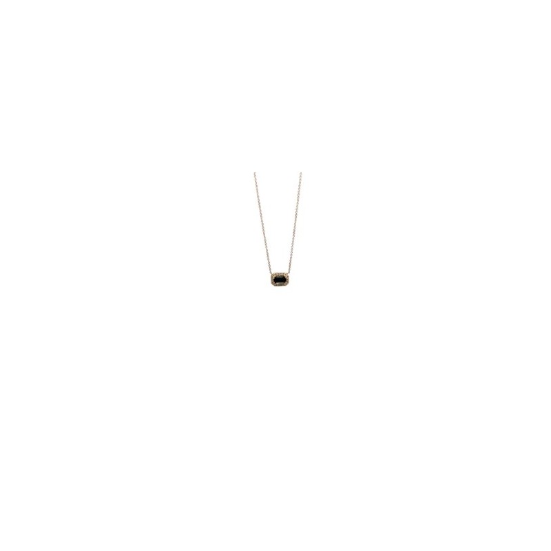 Collar Cuadro De Zafiro Con Halo De Diamantes – Victoria Fine Jewelry
