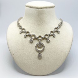 Gargantilla Círculos De Diamantes – Victoria Fine Jewelry