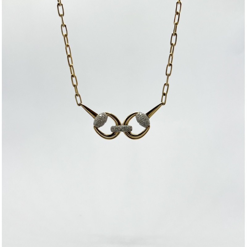 Collar Equino Con Cadena – Victoria Fine Jewelry