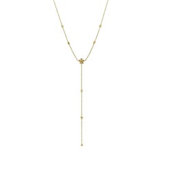 Collar Lariat Con Flor De Diamantes – Victoria Fine Jewelry