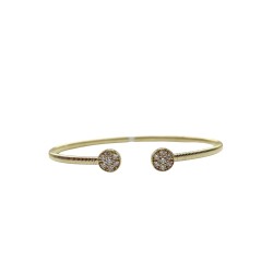 Pulsera Flex Doble Circulo de Diamantes – Victoria Fine Jewelry