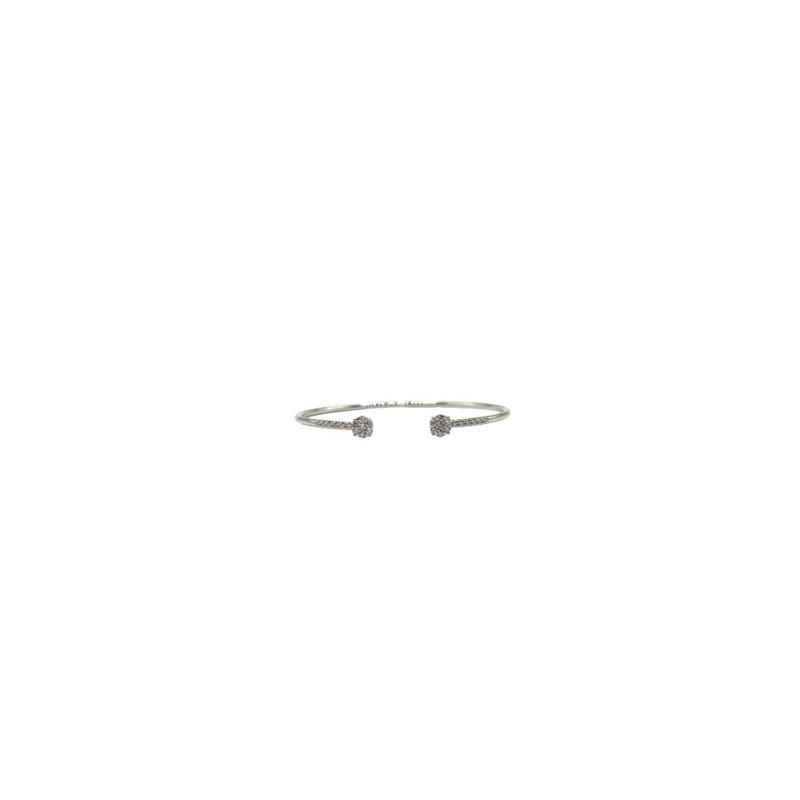 Pulsera Flex Flor con Diamantes – Victoria Fine Jewelry