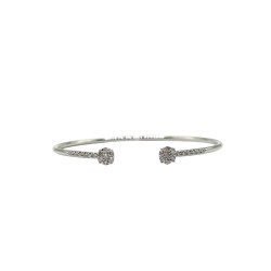 Pulsera Flex Flor con Diamantes – Victoria Fine Jewelry