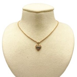 Mini Sagrado Corazón de Esmeralda con Diamante – Victoria Fine Jewelry