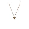 Mini Sagrado Corazón de Esmeralda con Diamante – Victoria Fine Jewelry