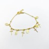 Pulsera Virgen Con Cruz – Victoria Fine Jewelry