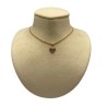Mini Sagrado Corazón de Rubí con Diamante – Victoria Fine Jewelry