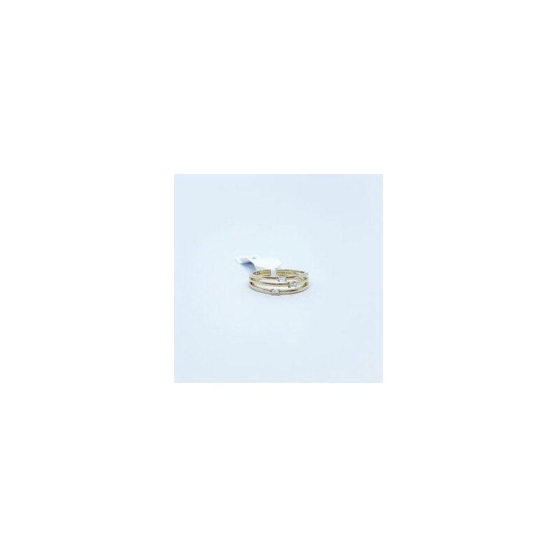 Anillo 3 Líneas Con Baguette – Victoria Fine Jewelry