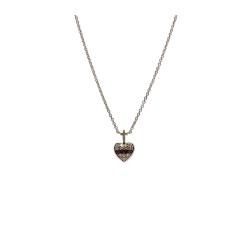 Mini Sagrado Corazón de Rubí con Diamantes – Victoria Fine Jewelry