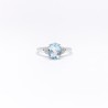Anillo Aguamarina Oval – Victoria Fine Jewelry