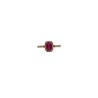 Anillo Cuadrado Rubí Con Diamantes – Victoria Fine Jewelry