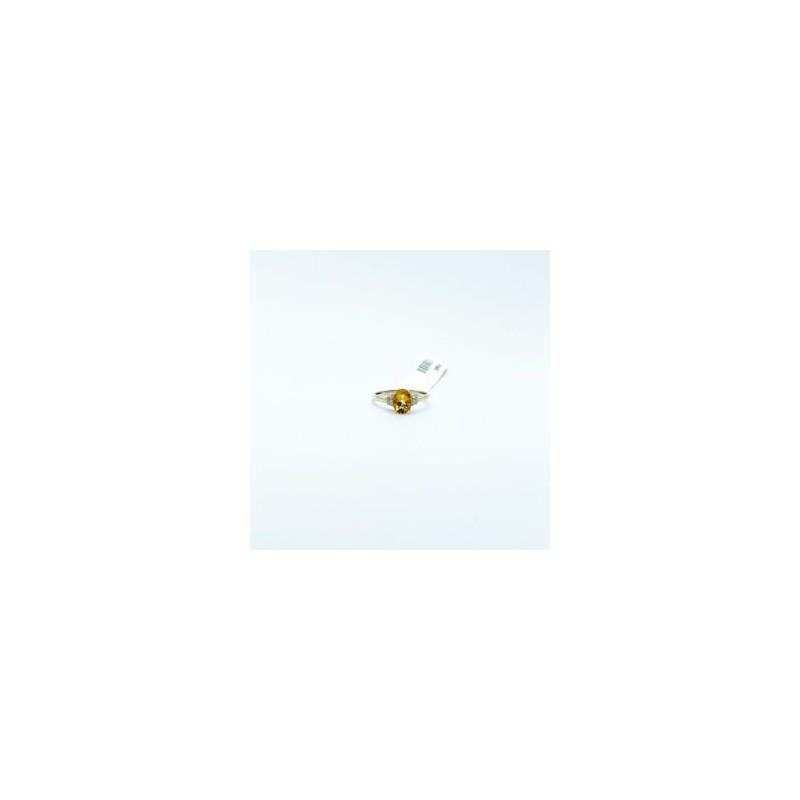 Anillo Oval Citrino Con Diamantes – Victoria Fine Jewelry