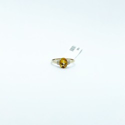 Anillo Oval Citrino Con Diamantes – Victoria Fine Jewelry