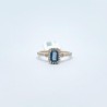Anillo Cuadrado Topacio London – Victoria Fine Jewelry