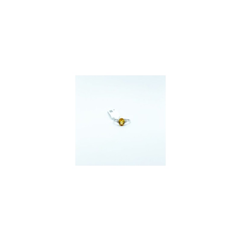 Anillo Oval Citrino Con Diamantes – Victoria Fine Jewelry