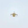 Anillo Cuadro Citrino Con Diamantes – Victoria Fine Jewelry