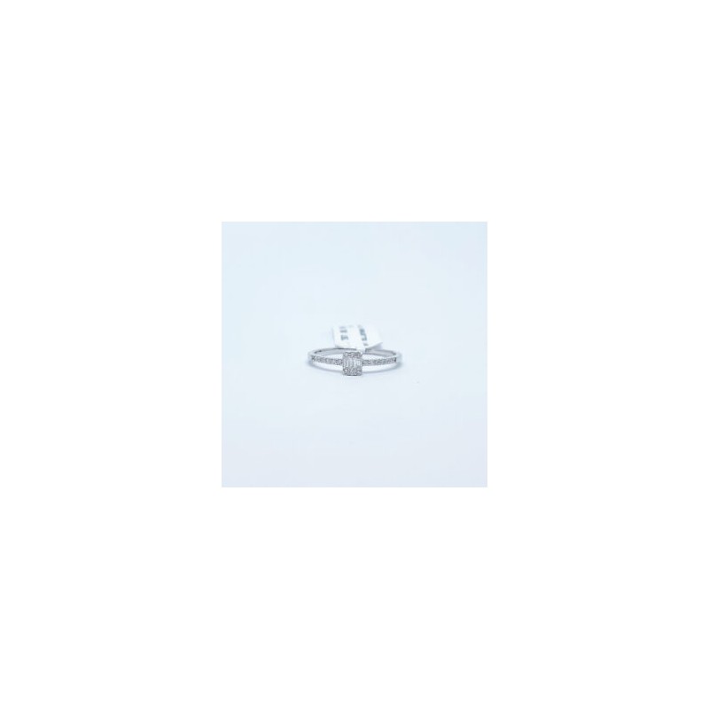 Anillo Cuadro Diamantes Baguette – Victoria Fine Jewelry