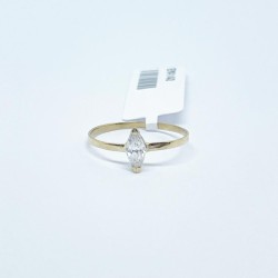 Anillo 10K Con Zirconia Corte Marquise – Victoria Fine Jewelry