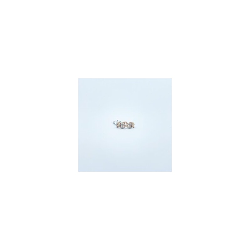 Anillo De Eslabones Con Diamantes – Victoria Fine Jewelry