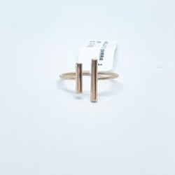 Anillo 10K Doble Barra – Victoria Fine Jewelry