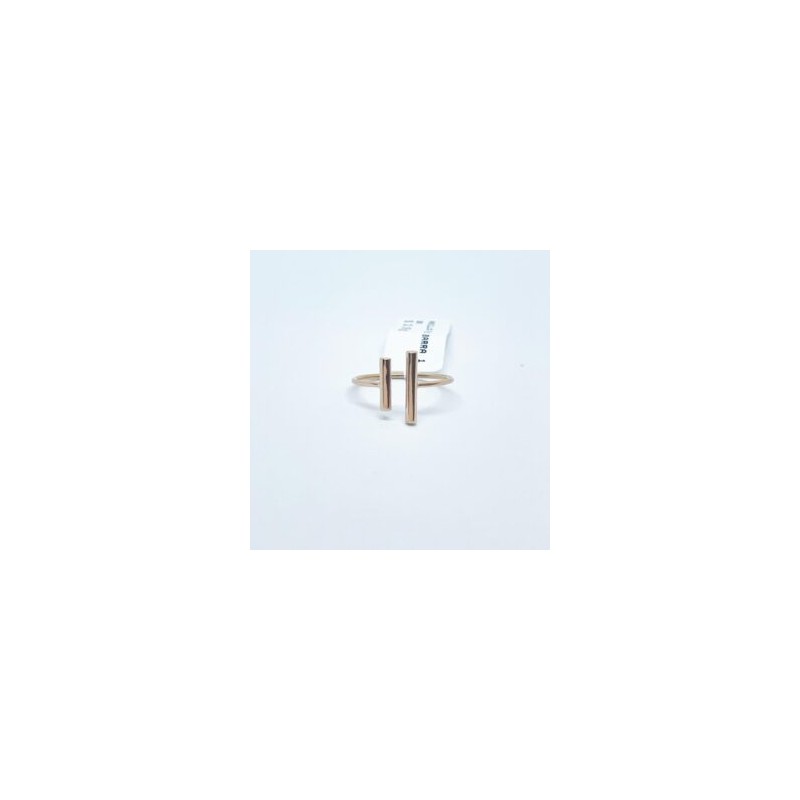 Anillo 10K Doble Barra – Victoria Fine Jewelry