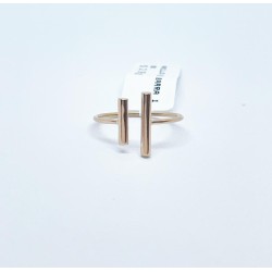 Anillo 10K Doble Barra – Victoria Fine Jewelry